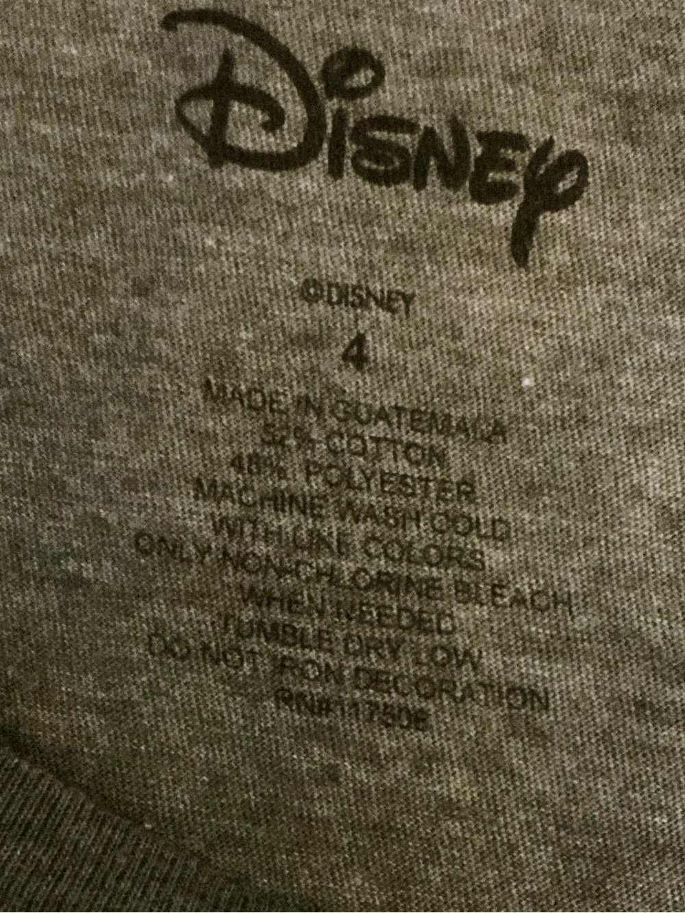 Disney Minnie Mouse Witch Halloween Raglan Tunic Top Size 4/4X - Picture 4 of 6